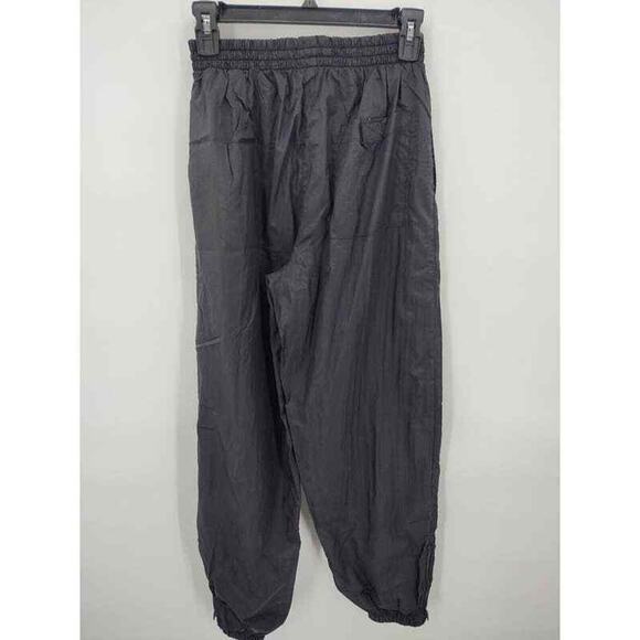 Vintage U.S.A black fully lined pull on track pants zip ankle - Picture 2 of 5